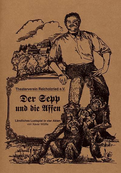 Der Sepp und die Affen - Titelbild
